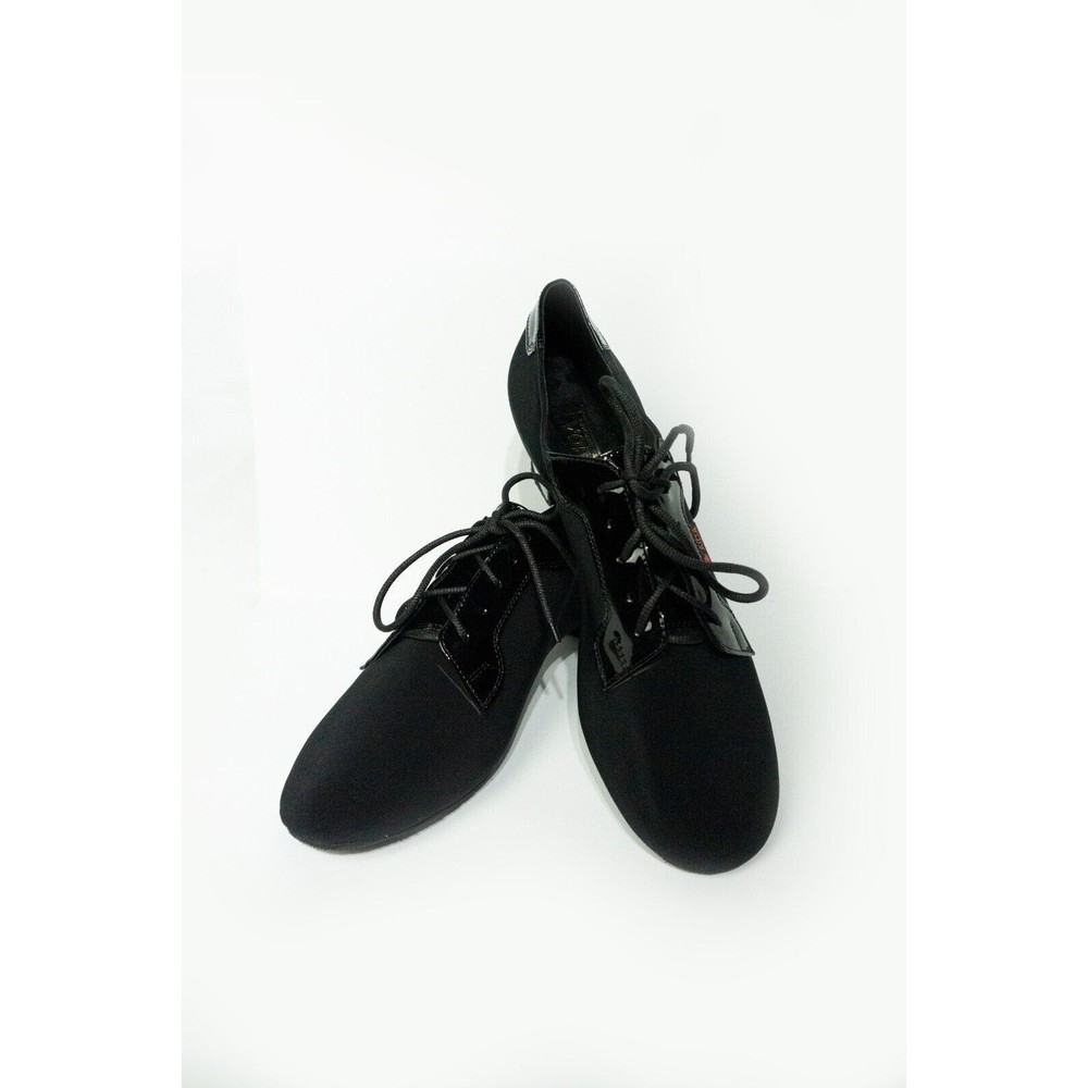 NEW Aida Men's Standard Smooth Shoes ballroom dancing size 28 black laced 11US